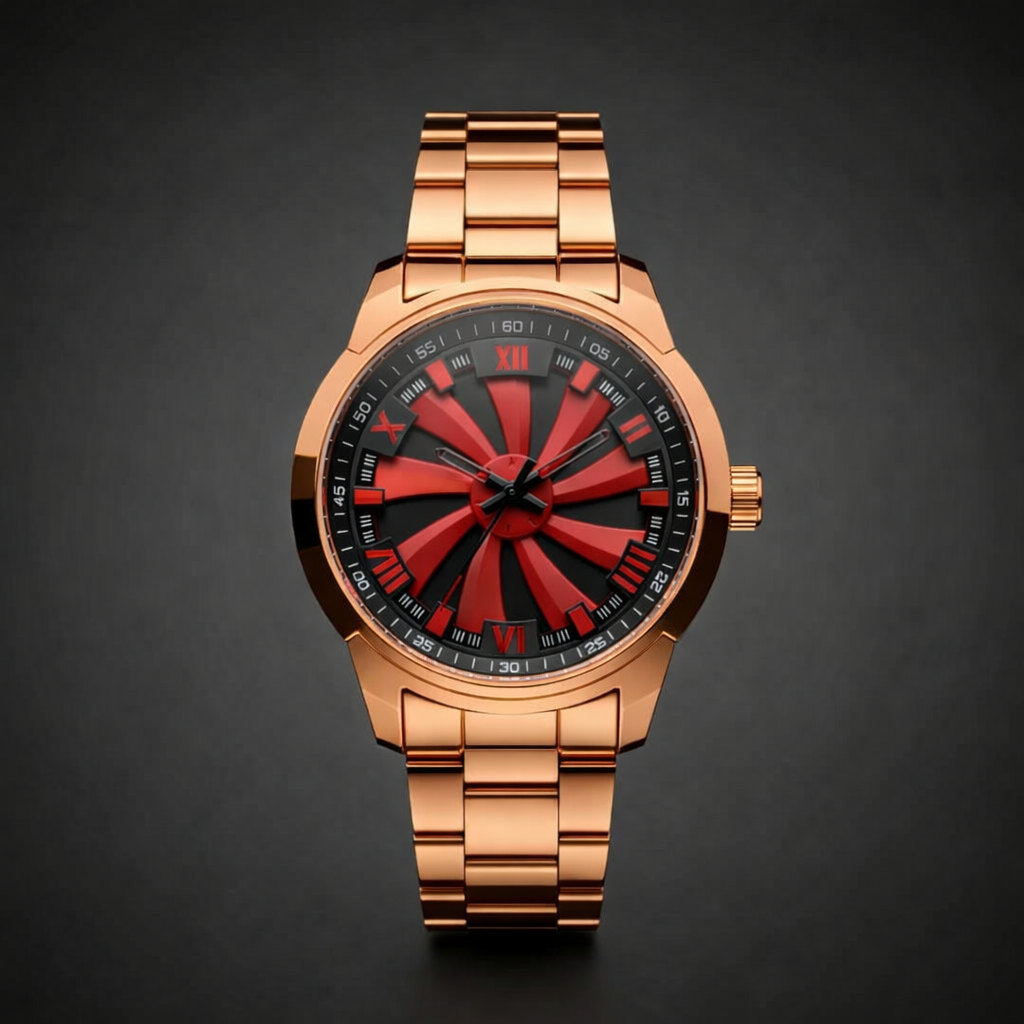 Vilante Copper Blaze - Red Dial Luxury Watch for Men