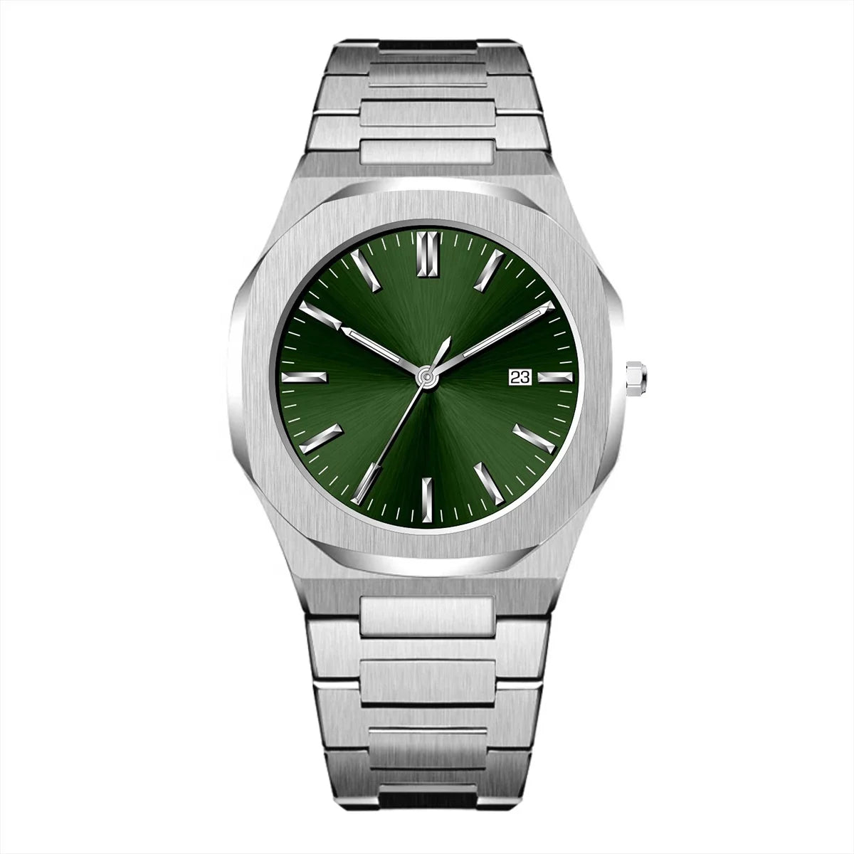 Relogio Masculino Wholesale Minimalist Custom Stainless Steel Band Men Wristwatches Waterproof No Logo Quartz Date Watch For Men