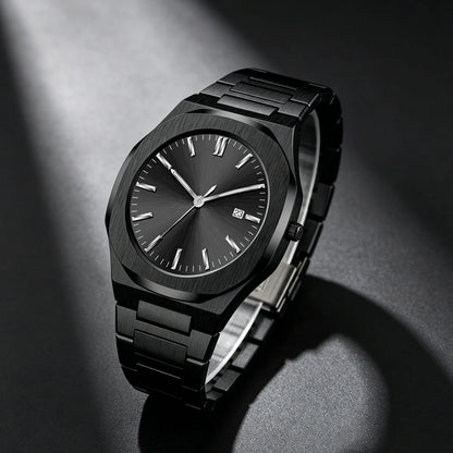 Relogio Masculino Wholesale Minimalist Custom Stainless Steel Band Men Wristwatches Waterproof No Logo Quartz Date Watch For Men