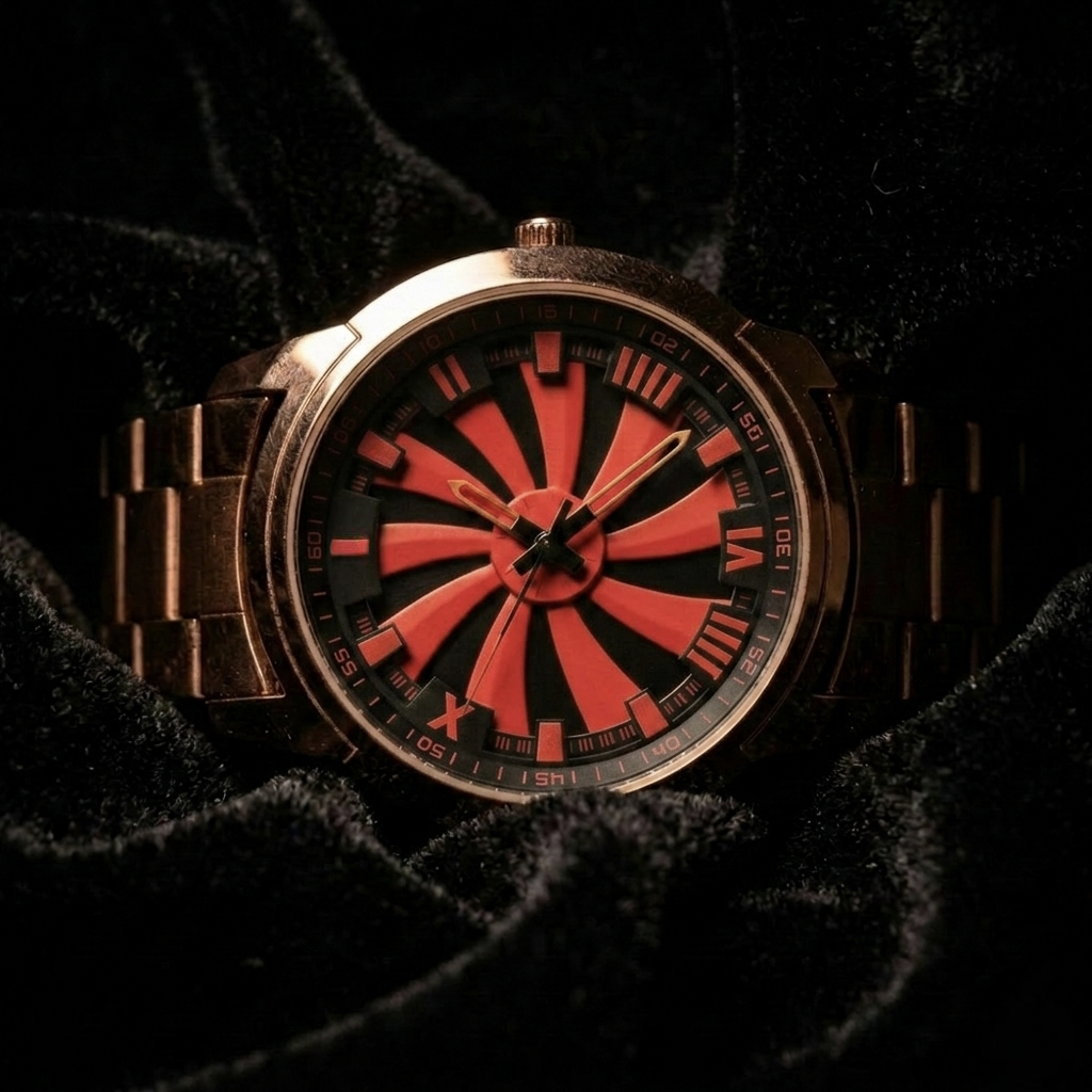Vilante Copper Blaze - Red Dial Luxury Watch for Men