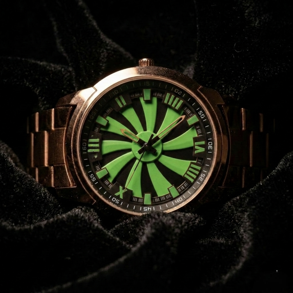 Vilante Copper Blaze - Green Dial Luxury Watch for Men