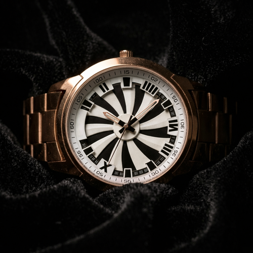 Vilante Copper Blaze - White Dial Luxury Watch for Men
