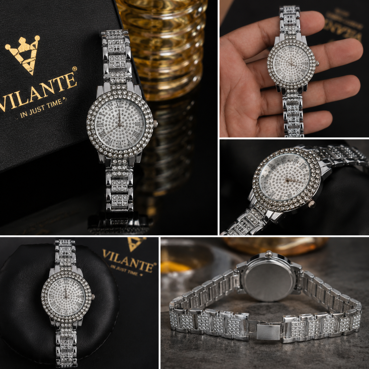 Vilante Aura Silver Watch